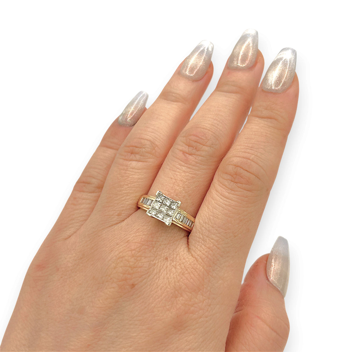 NZGD | 18ct Gold Celestial Grid Ring Valuation $4,700