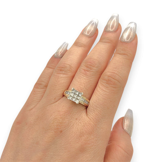 NZGD | 18ct Gold Celestial Grid Ring Valuation $4,700
