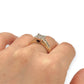 NZGD | 18ct Gold Celestial Grid Ring Valuation $4,700