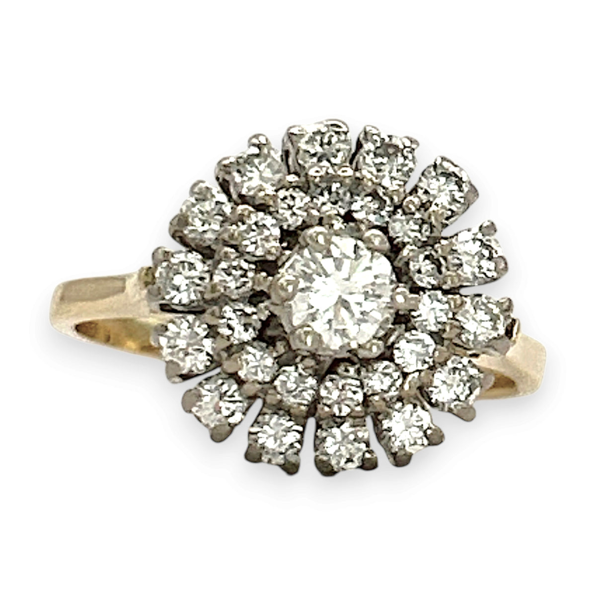 NZGD | 18ct Gold Diamond Bloom Ring Valuation $5,750