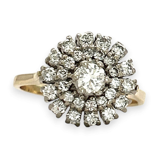 NZGD | 18ct Gold Diamond Bloom Ring Valuation $5,750