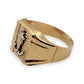 NZGD | 18ct Gold Mariner Crest Signet Ring Size U 1/2