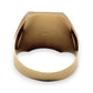 NZGD | 18ct Gold Mariner Crest Signet Ring Size U 1/2