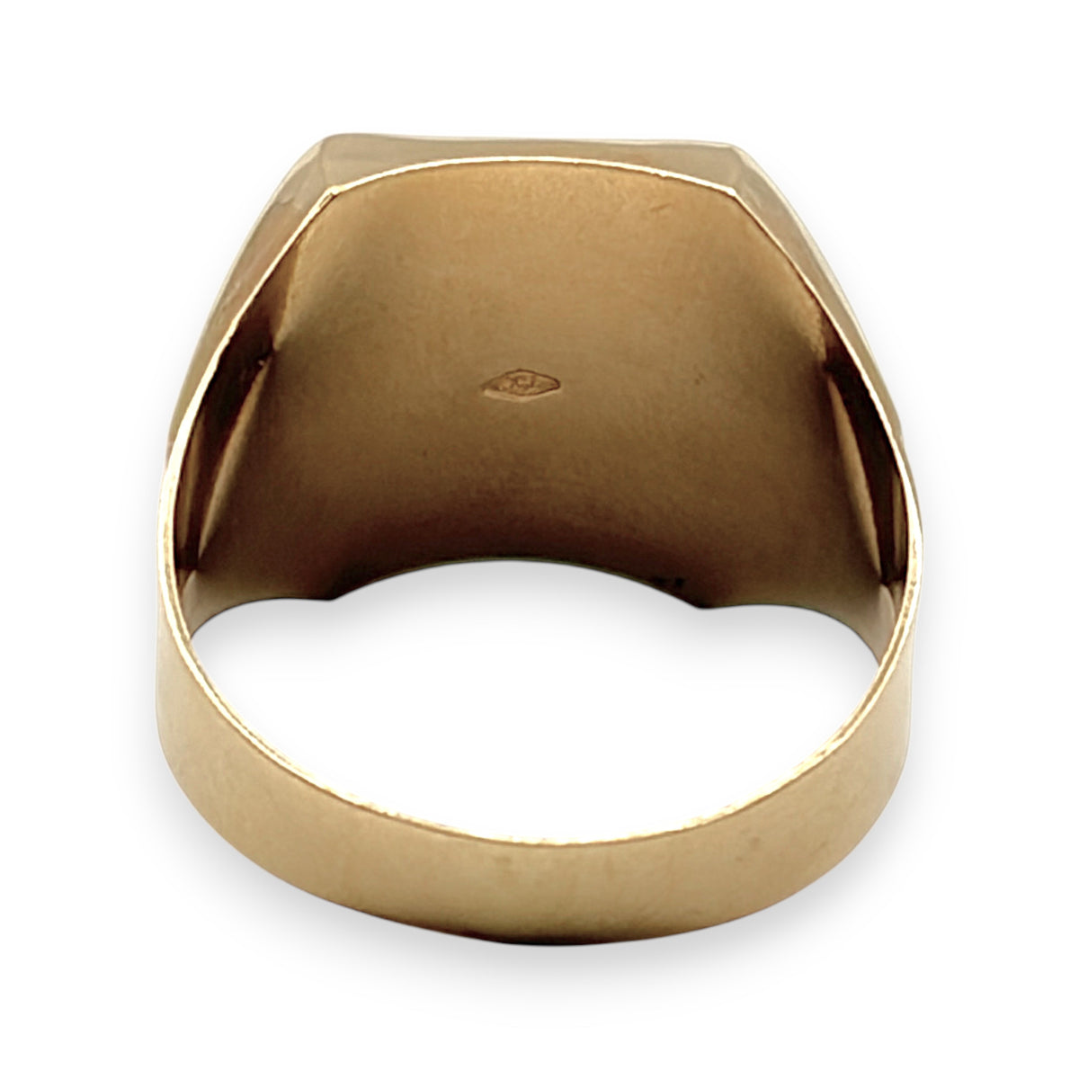 NZGD | 18ct Gold Mariner Crest Signet Ring Size U 1/2
