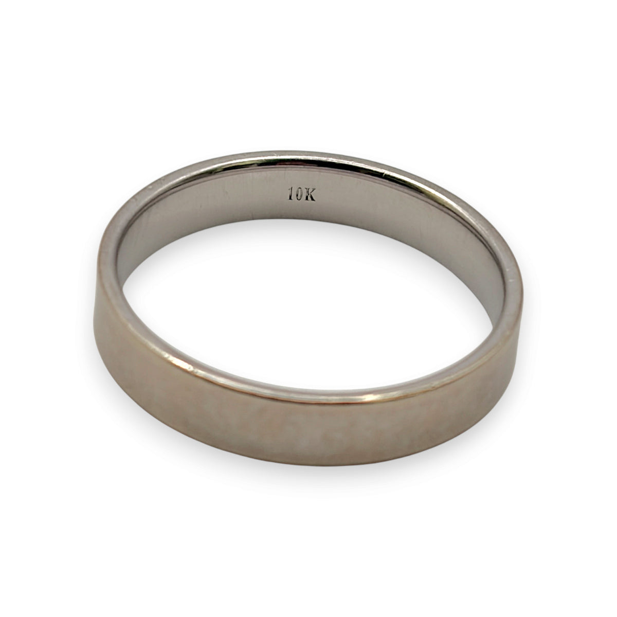NZGD | 10ct White Gold MICHAEL HILL  Minimalist Horizon Band Size R 1/2