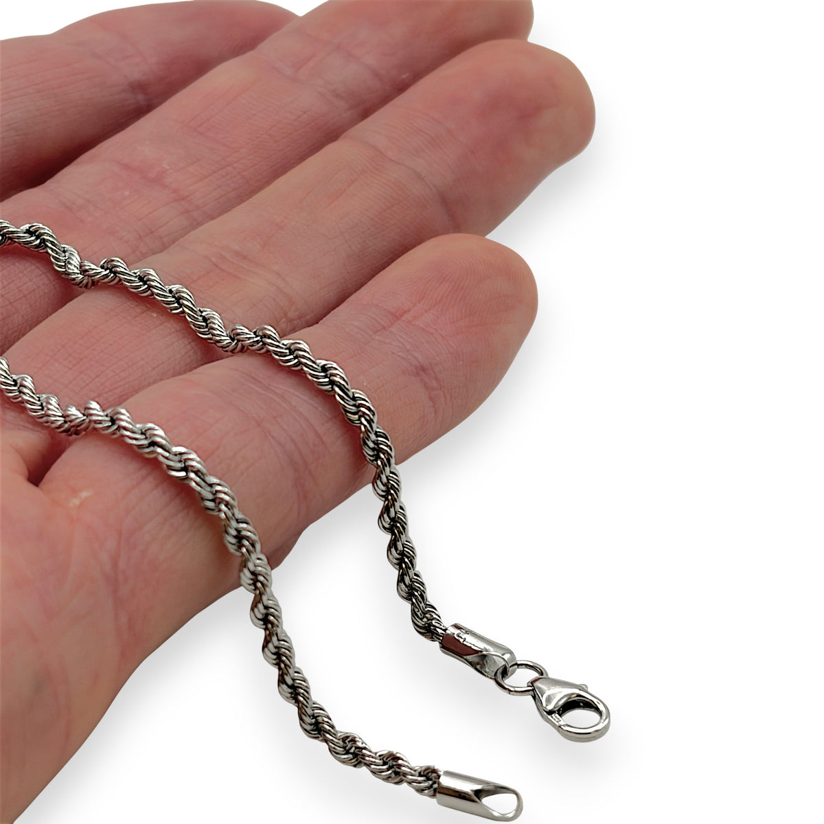 NZGD | 10K White Gold Michael Hill Riviera Rope Bracelet 19cm