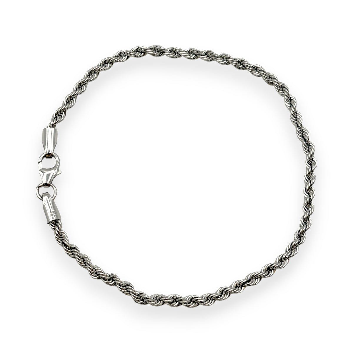 NZGD | 10K White Gold Michael Hill Riviera Rope Bracelet 19cm