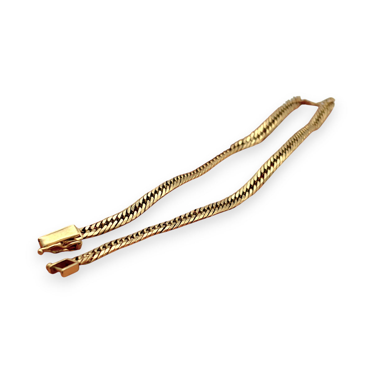 NZGD | 18ct Gold Aurora Wave Bracelet 25.5cm