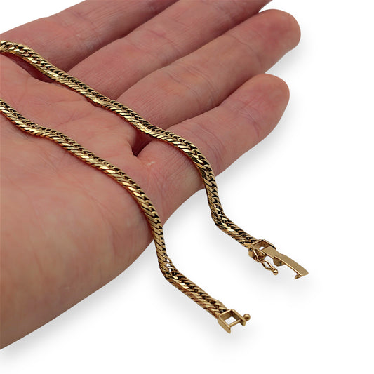 NZGD | 18ct Gold Aurora Wave Bracelet 25.5cm