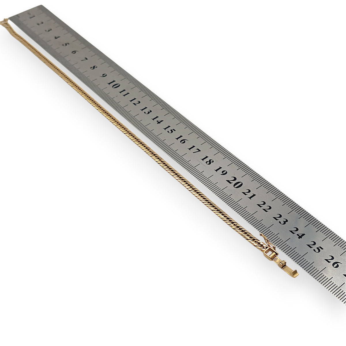 NZGD | 18ct Gold Aurora Wave Bracelet 25.5cm