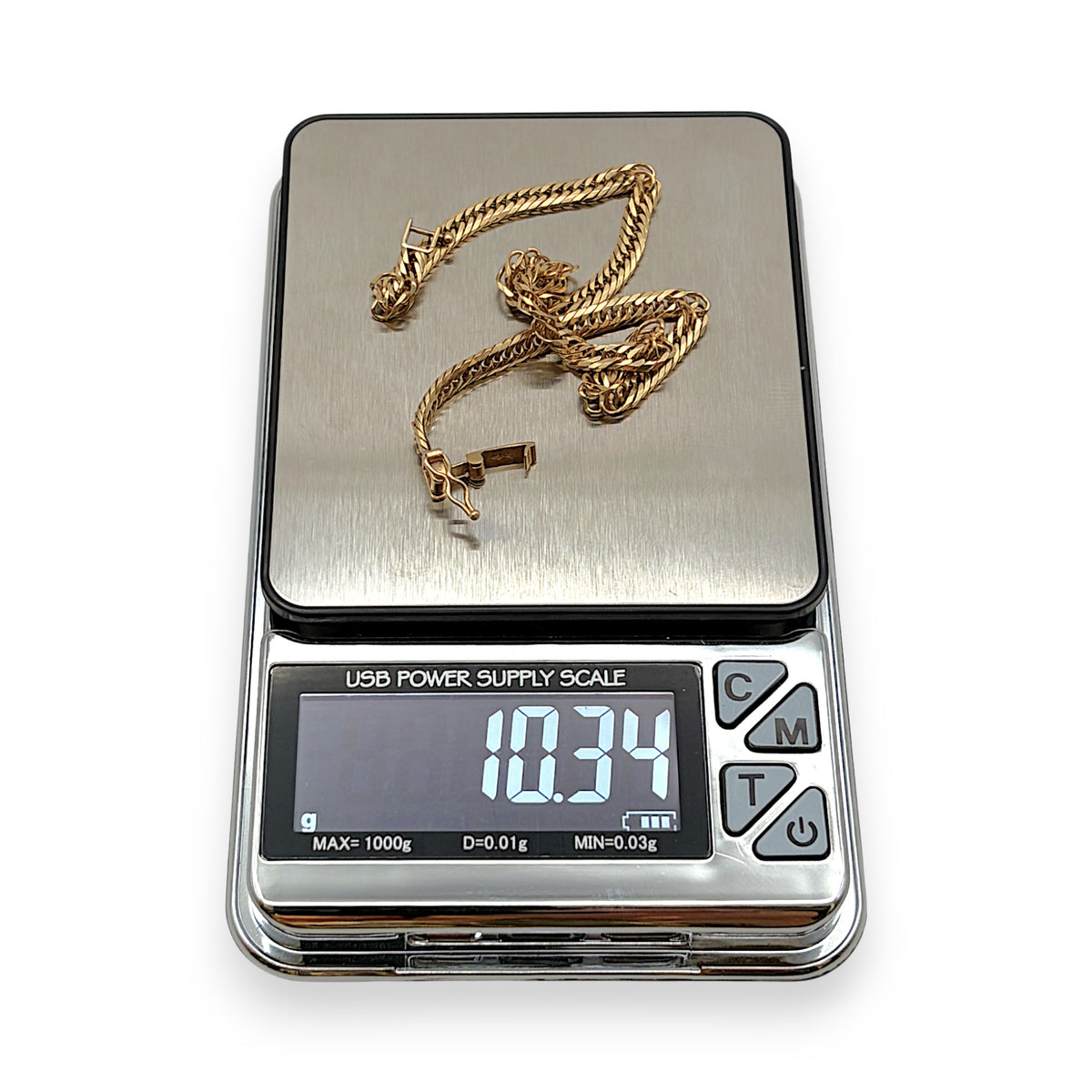 NZGD | 18ct Gold Aurora Wave Bracelet 25.5cm