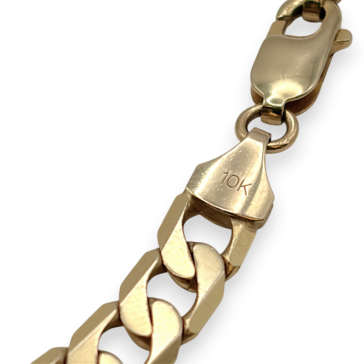 NZGD | 10ct Gold Heritage Flat Curb Bracelet 19.5cm