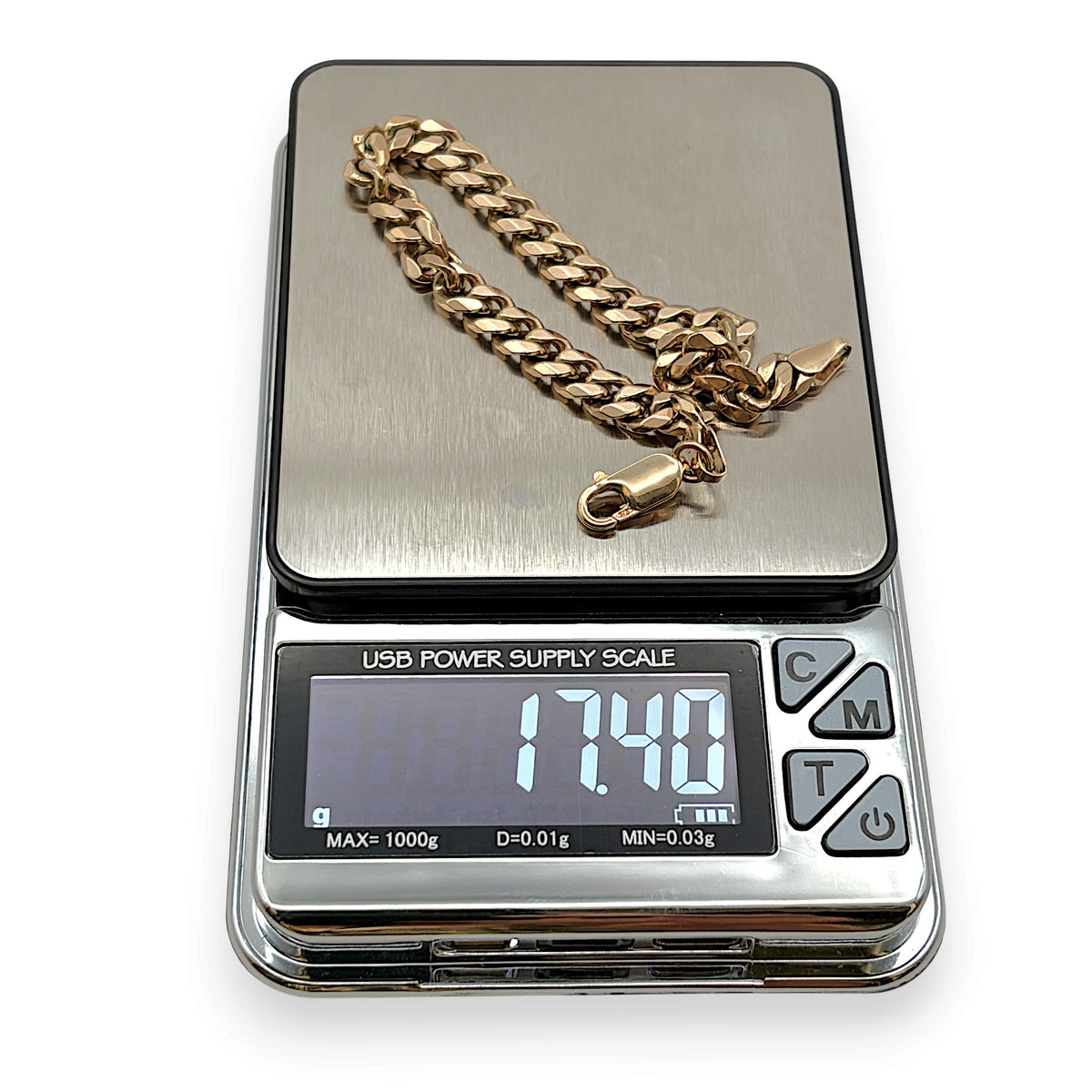 NZGD | 9ct Gold Legacy Curb Bracelet 19cm