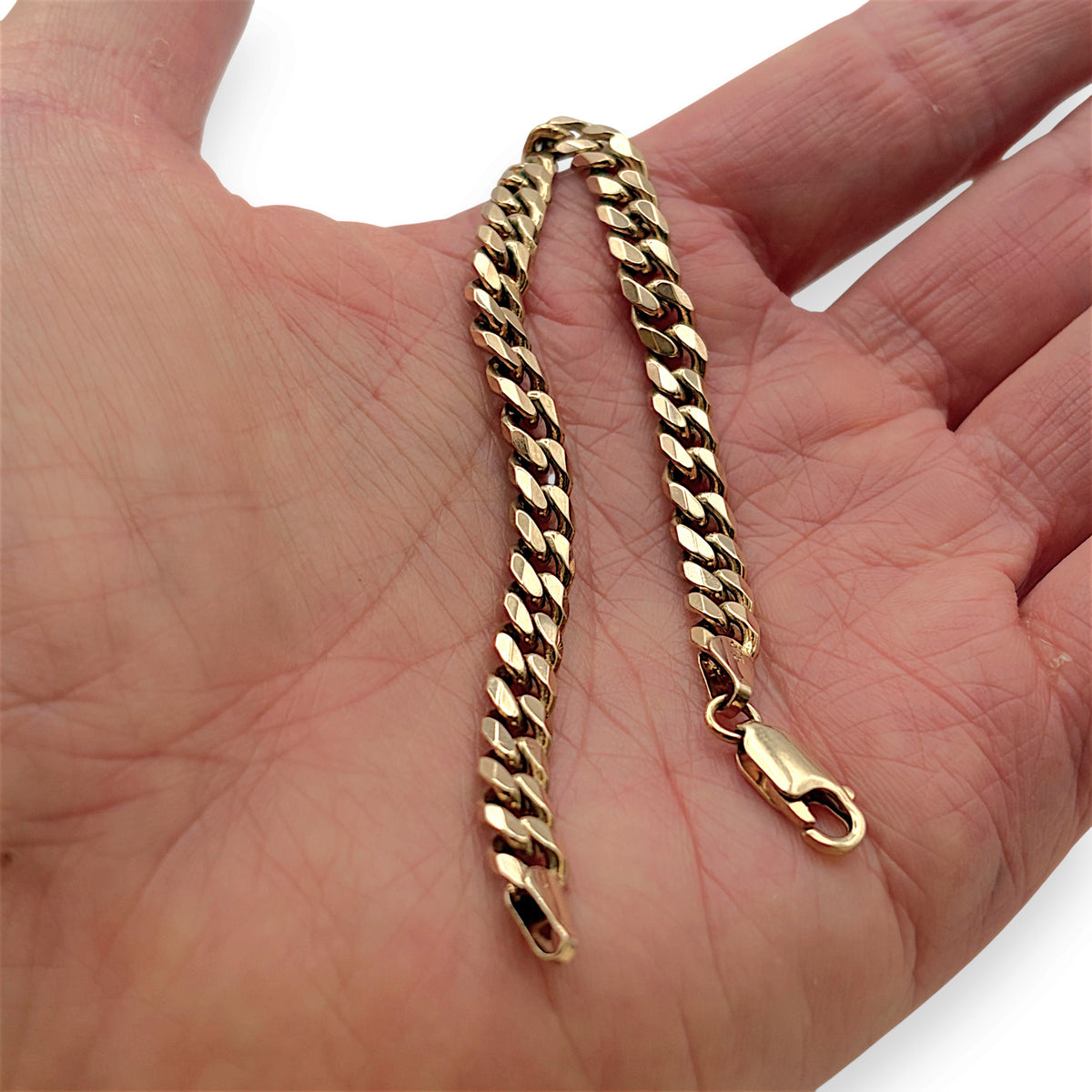 NZGD | 9ct Gold Legacy Curb Bracelet 19cm