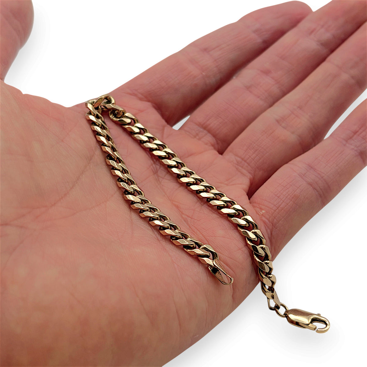 NZGD | 9ct Gold Legacy Curb Bracelet 19cm