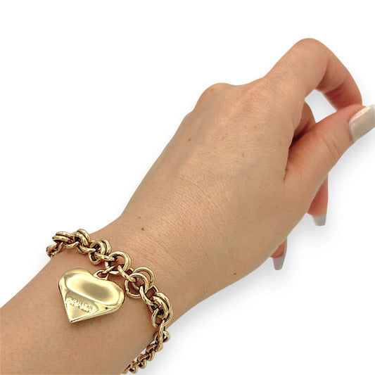 NZGD | 18ct Gold Celestial Heartline Bracelet 20cm