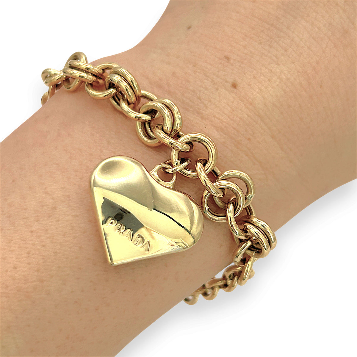 NZGD | 18ct Gold Celestial Heartline Bracelet 20cm