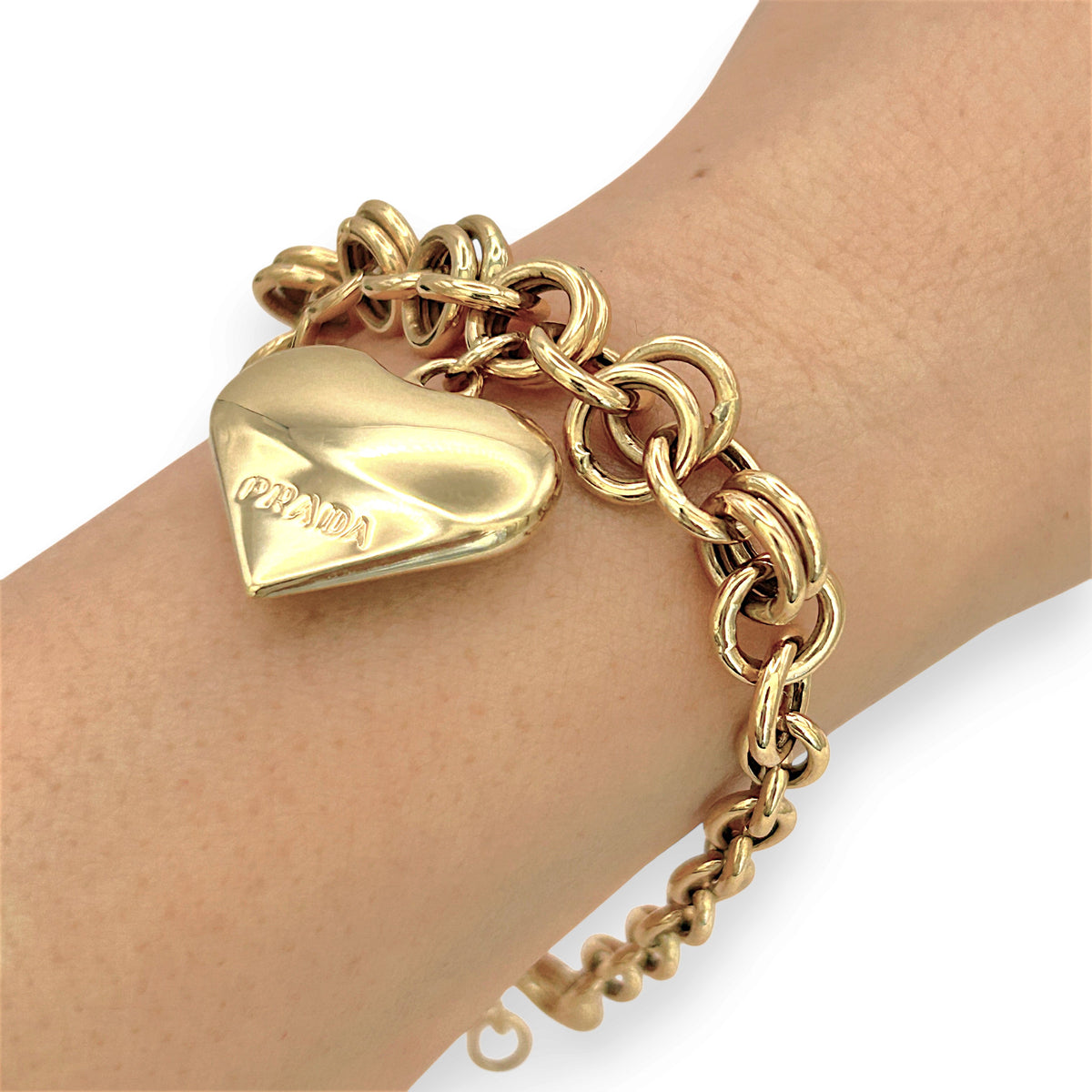 NZGD | 18ct Gold Celestial Heartline Bracelet 20cm