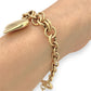 NZGD | 18ct Gold Celestial Heartline Bracelet 20cm