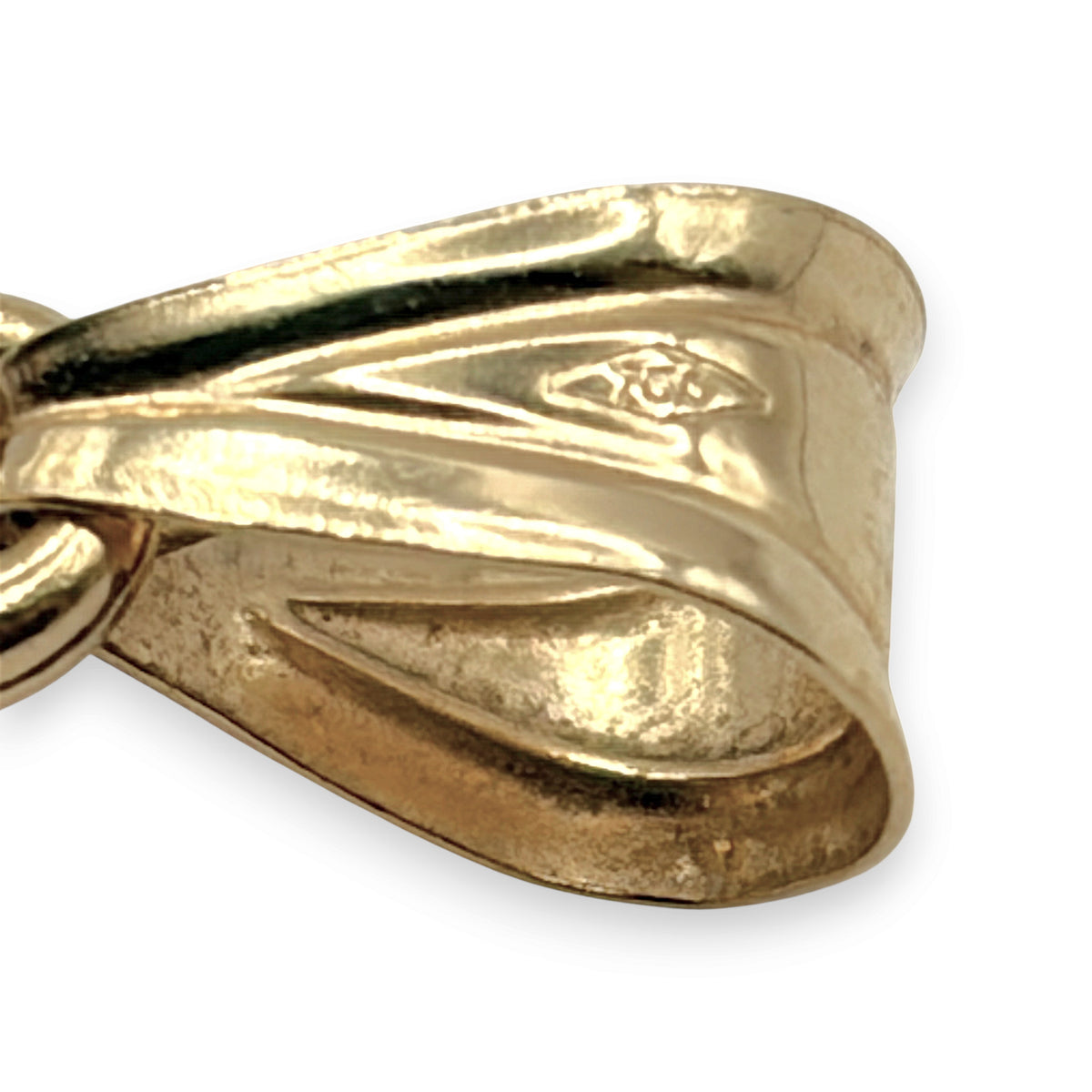 NZGD | 18ct Gold Captain's Helm Anchor Pendant 45.3mm