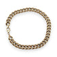 NZGD | 18ct Gold Artisan Cuban Curb Bracelet 21cm