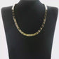 NZGD | 14ct Yellow Gold Greek Key Link Chain Necklace
