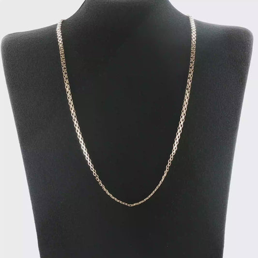 NZGD | 14ct Gold Celestial Pair Link Chain 45cm